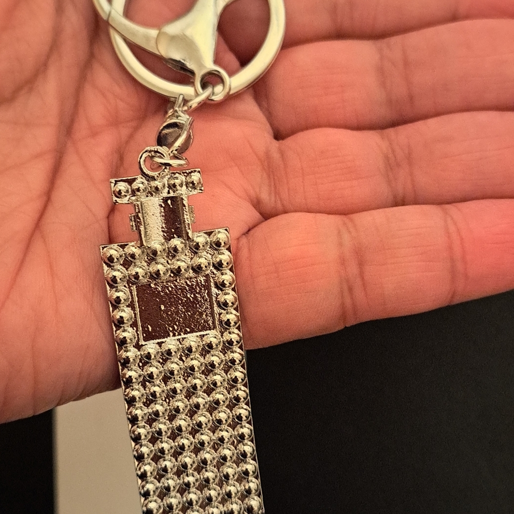 Blue Rhinestone Keychain charm NWT - Picture 3 of 3